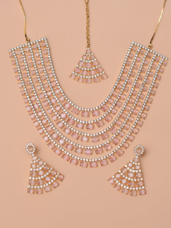 Bride of Tomorrow Pink Bridal Set