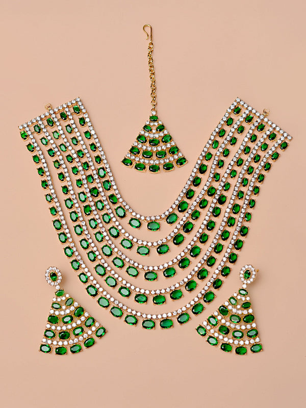 Bride of Tomorrow Green Bridal Set