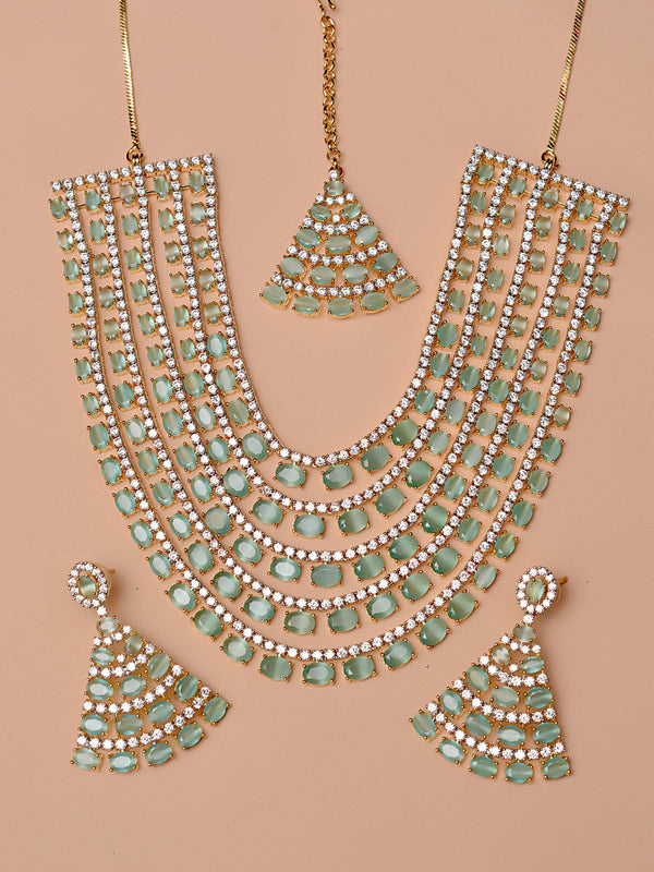 Bride of Tomorrow Green Bridal Set