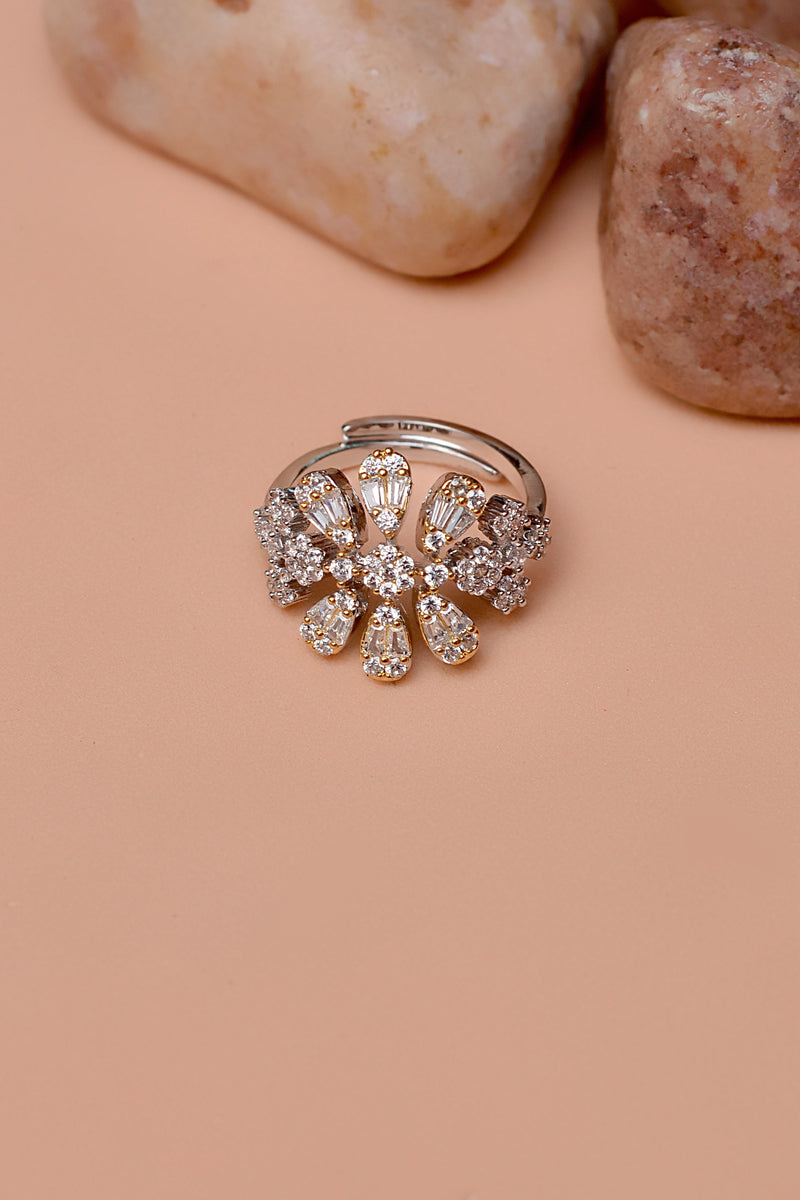 Size 0 Bride of Tomorrow Dual Tone Ring