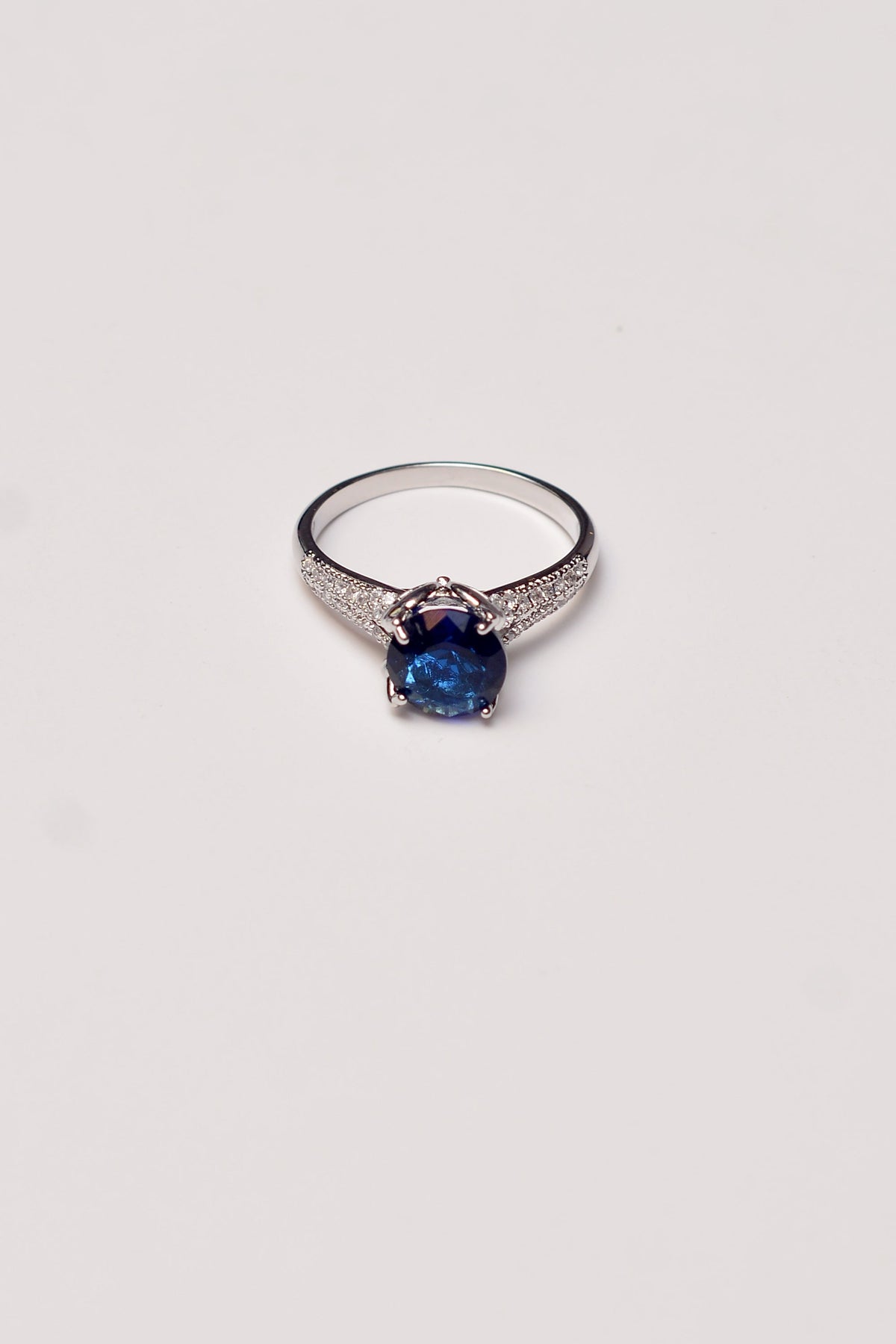 Size 6 Daily Wear Blue Ring